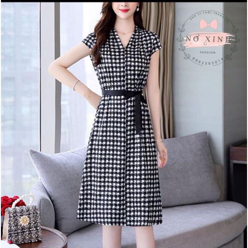 Đầm Công Sở Dự Tiệc Hàn Quốc Đủ Size M-L-XL-XXL