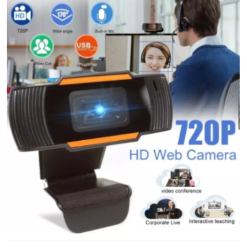 Webcam trực tuyến cắm cổng usb kèm mic DNGTech DT03 720P, WebCam USB Kỹ Thuật Số, Máy Ảnh Web HD Micrô Tích Hợp Có MIC độ phân giải cao, dùng được cho laptop và máy tính bàn.