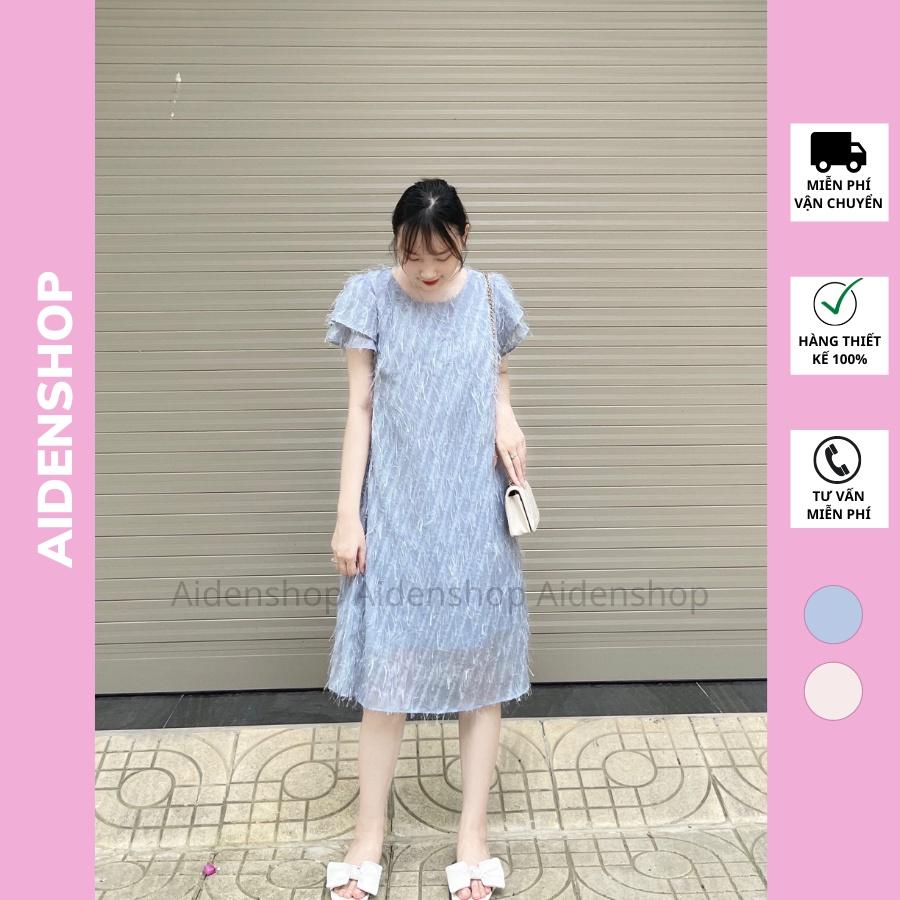 Váy bầu dự tiệc xinh thiết kế Aidenshop đầm bầu thời trang suông ren sang chảnh