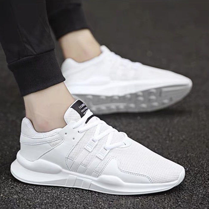 Giày thể thao nam Sneaker03, đế casu chống trơn trượt, thời trang phong cách trẻ - Trắng