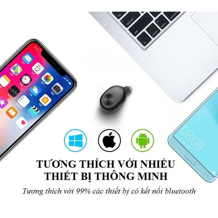 Tai Nghe Nhét Tai ️️ Tai Nghe Bluetooth Nhỏ Gọn, Thời Trang - Tai Nghe BL1 Có Dock sạc 700mAh Sạc Mọi Nơi