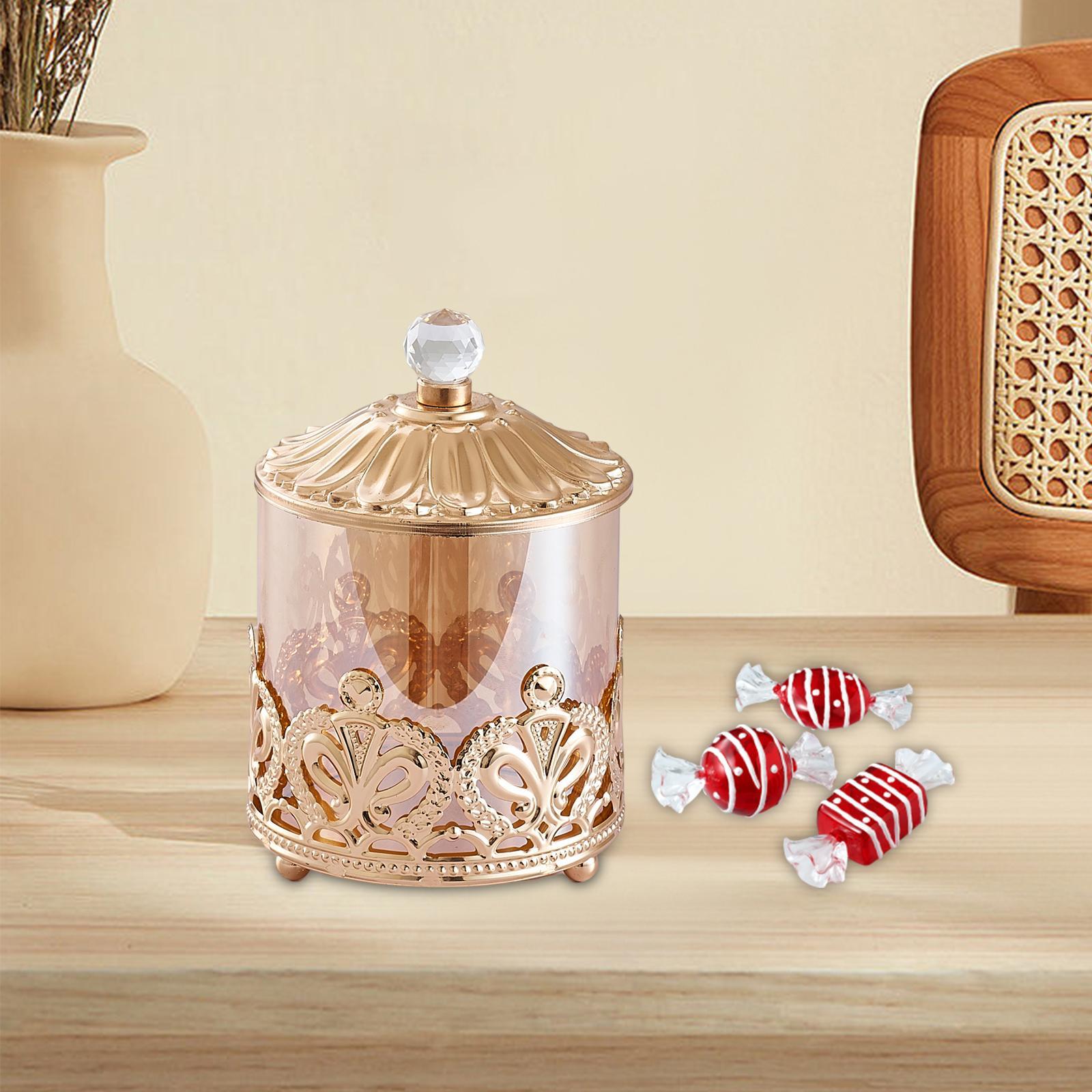 Glass Candy Jar Candy Dishes Cookie Jar for Living Room Party Holiday