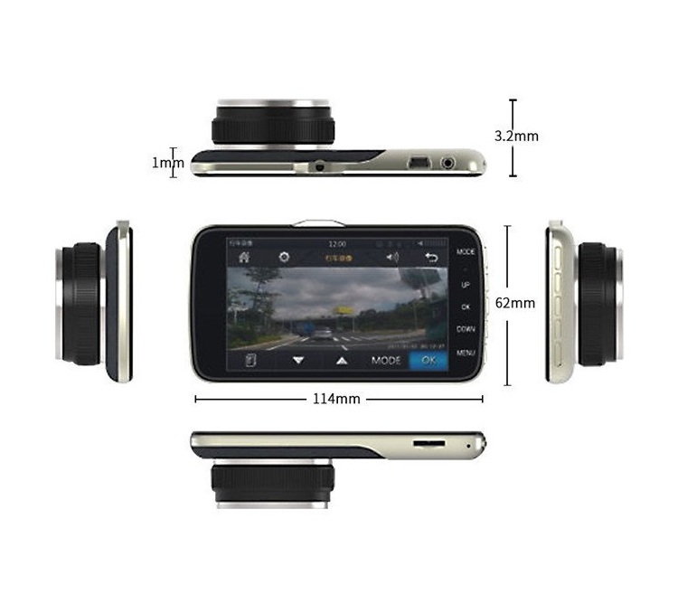 ROGTZ Camera Hành Trình Xe Ô Tô WDR X600 FULL HD 1080P - Hàng Nhập Khẩu