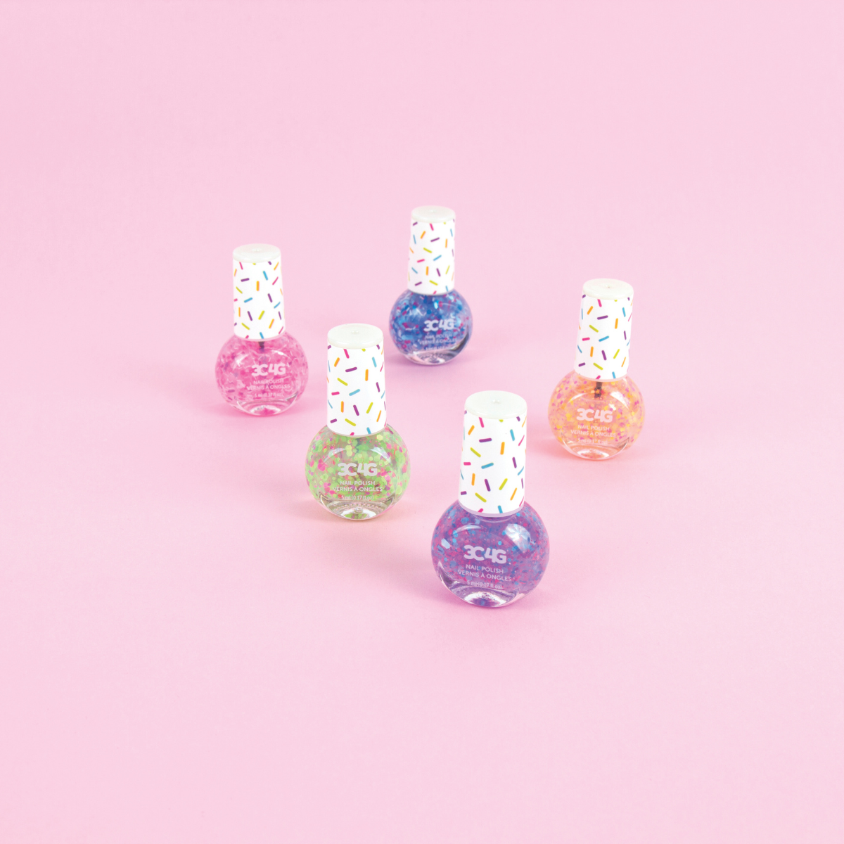 Đồ Chơi Combo 5 Sơn Móng Tay Confetti 3C4G 20270914/10012MIR