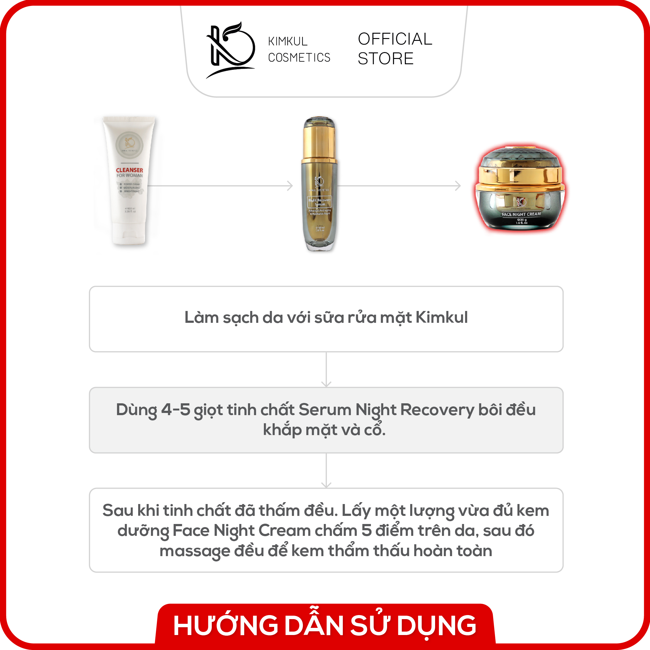 Cream dưỡng da đêm KimKul Face Night Cream 30G