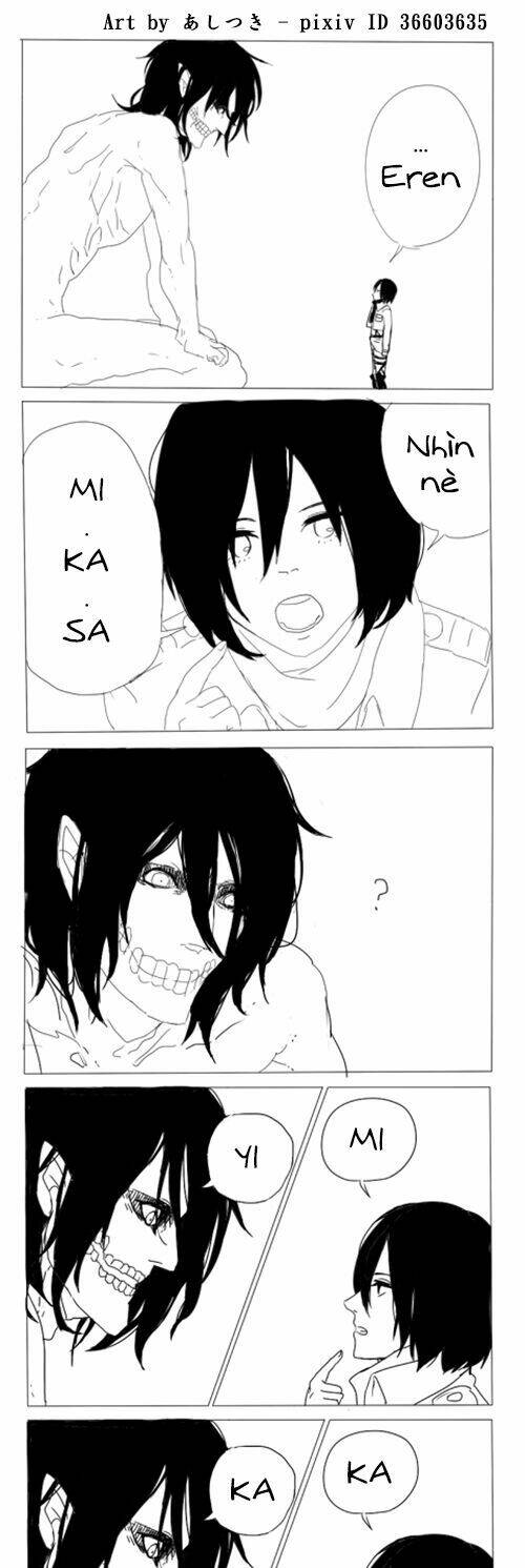 đại chiến titan - doujinshi về eremika chapter 11 1