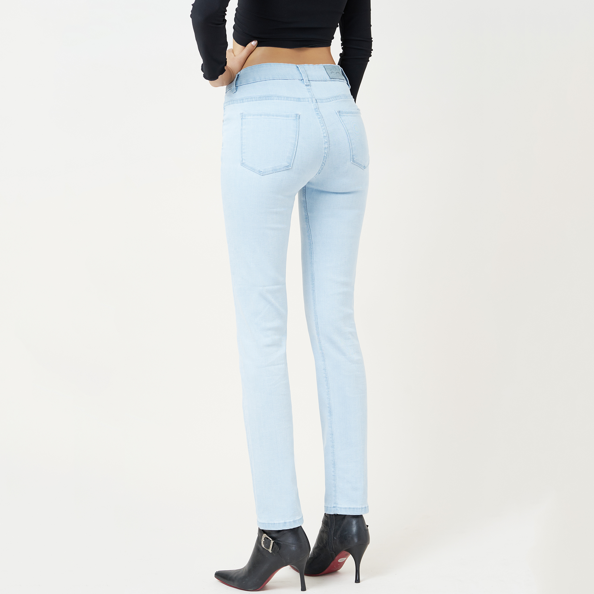 Quần Jean Nữ Ống Đứng Lưng Cao Aaa Jeans Có Nhiều Màu Size 26 - 32