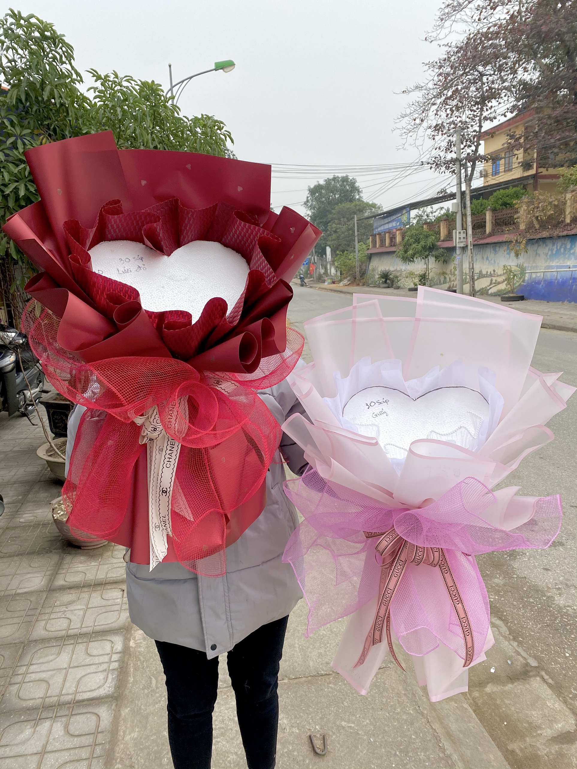 Mẫu cốt hoa sáp siêu to siêu đẹp