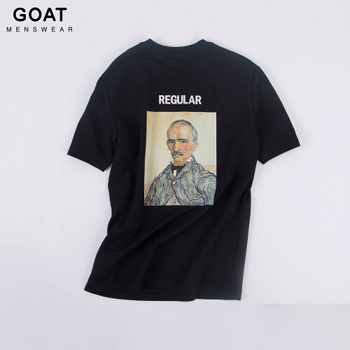 Áo Thun Nam Tay Ngắn In Hình Trẻ Trung GOAT MENSWEAR