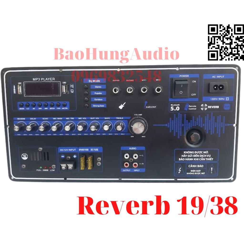 Bo mạch loa kéo reverb nguồn xuyến 19/38 chuyên lắp cho loa kẹo kéo công suất mạnh mẽ