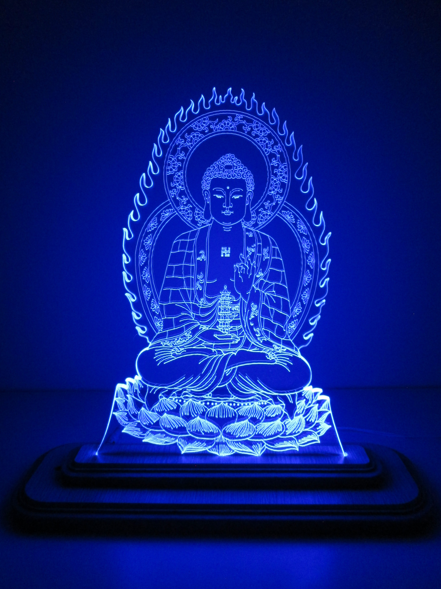 Mua Đèn Led 3D|Mô Hình Tượng Phật Dược Sư | Tiki