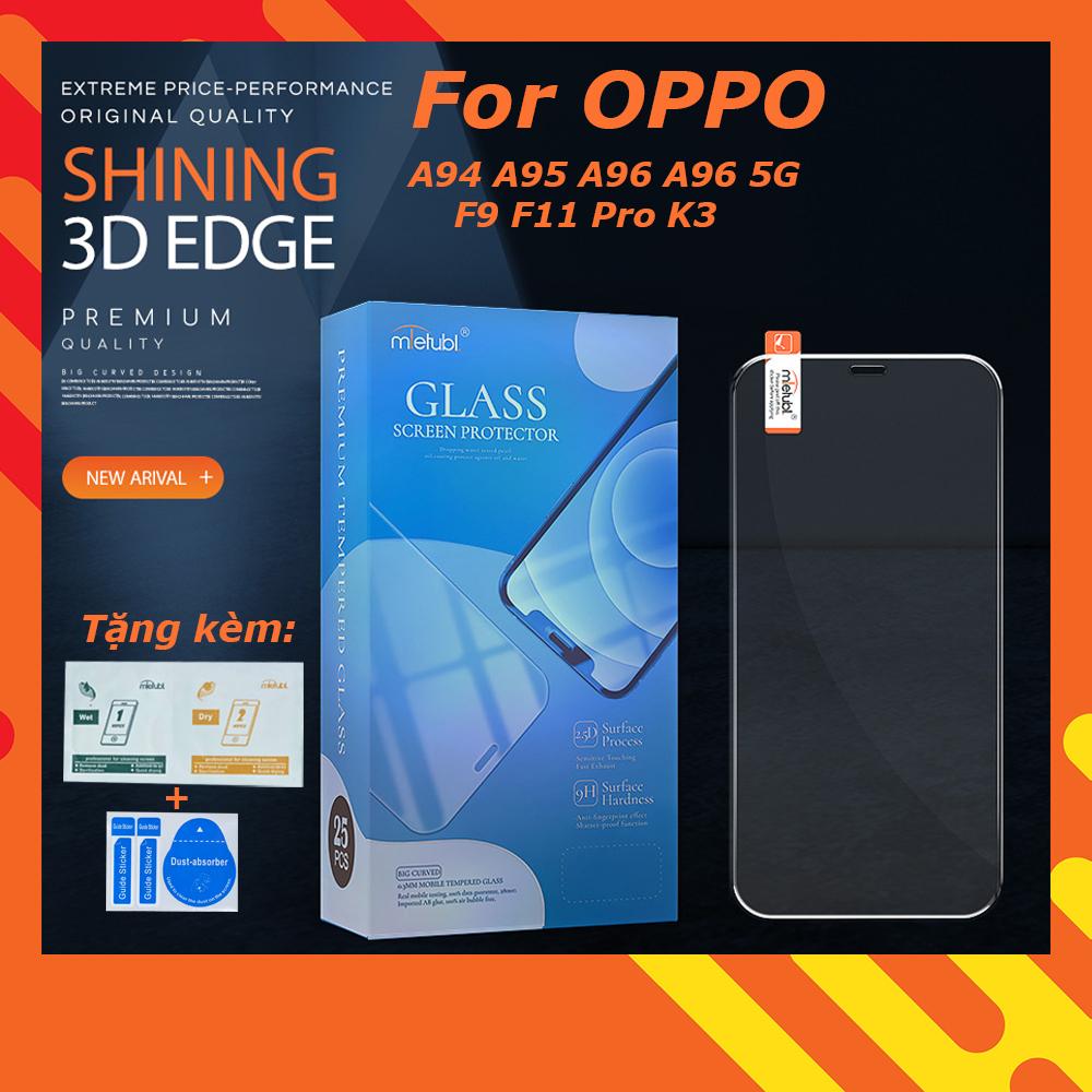 Kính cường lực cho Oppo A94 A95 A96 A96 5G F9 F11 Pro K3 trong suốt Mietubl 9H 0.4mm