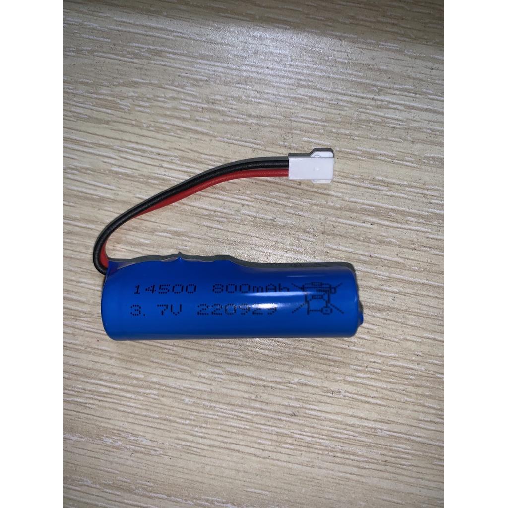 Pin sạc 3.7v 800mah xả 10C 14500 có mạch bảo vệ giá sỉ đồ chơi xe điều khiển