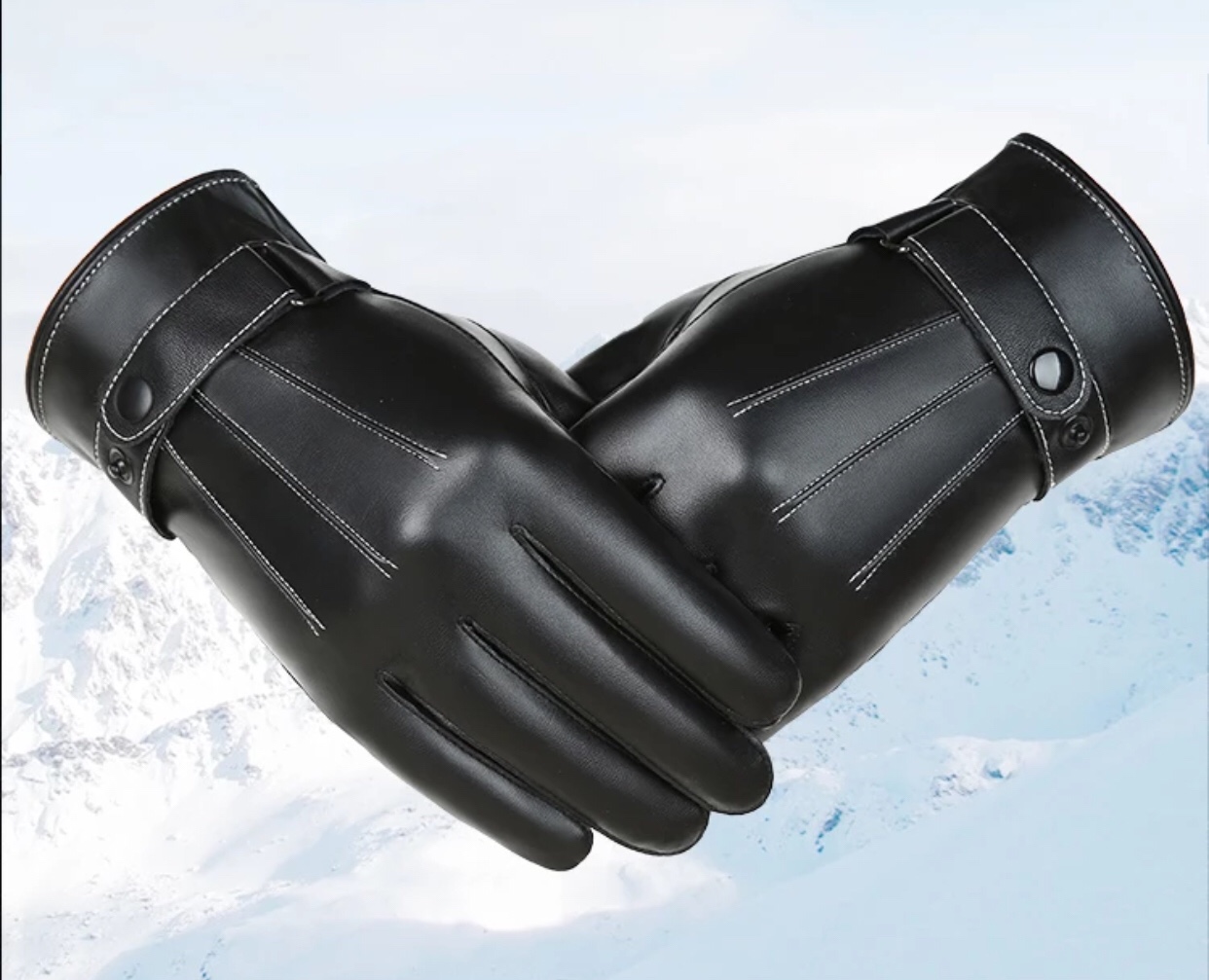 Găng tay đi xe máy giữ ấm mùa đông cảm ứng điện thoại dành cho nam mẫu GTN566