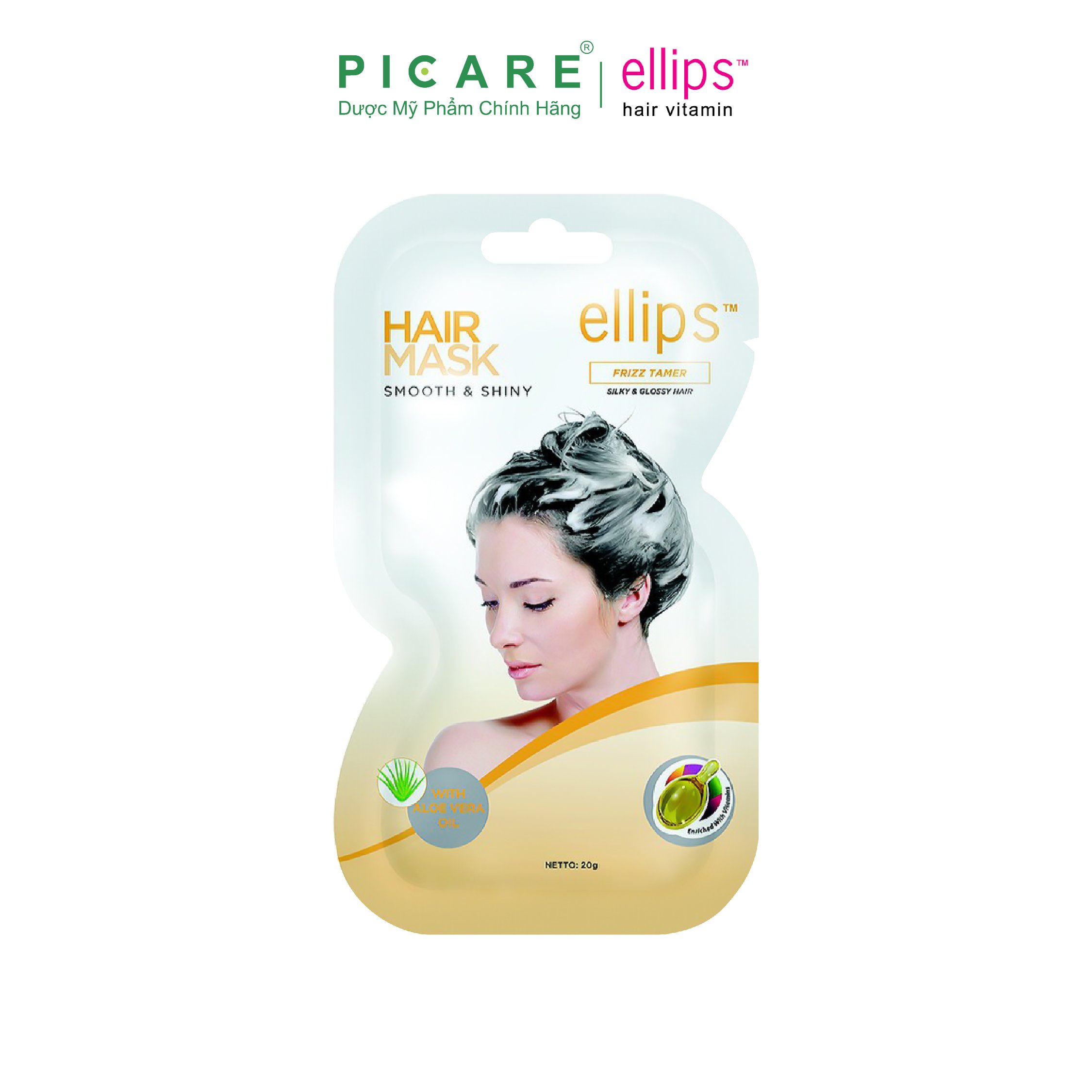 [COMBO 10 GÓI] Kem Ủ Tóc Giúp Tóc Mềm Mượt Óng Ả Ellips Vitamin Hair Mask Màu Ngẫu Nhiên