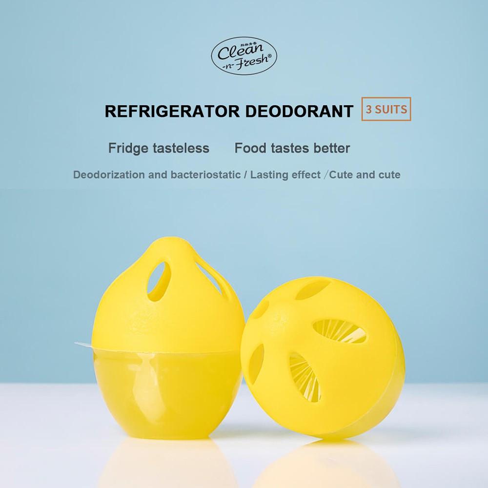 Bộ 3 Viên Khử Mùi Tủ Lạnh Xiaomi Clean-N-Fresh Ngăn Vi Khuẩn Và Chống Ẩm Mốc Tiện Dụng Hàng nhập khẩu