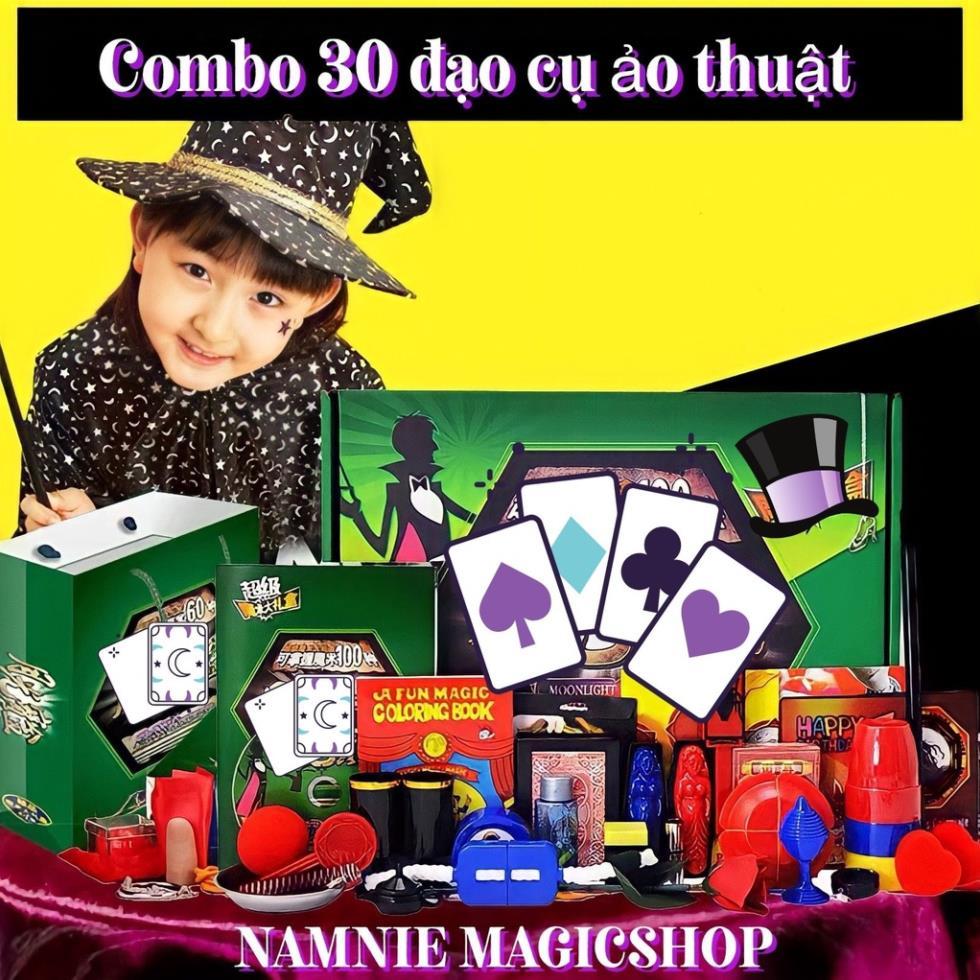 COMBO 30 ĐỒ CHƠI ẢO THUẬT DÀNH CHO TRẺ EM - ĐỒ CHƠI THÔNG MINH -QUÀ TẶNG CHO BÉ