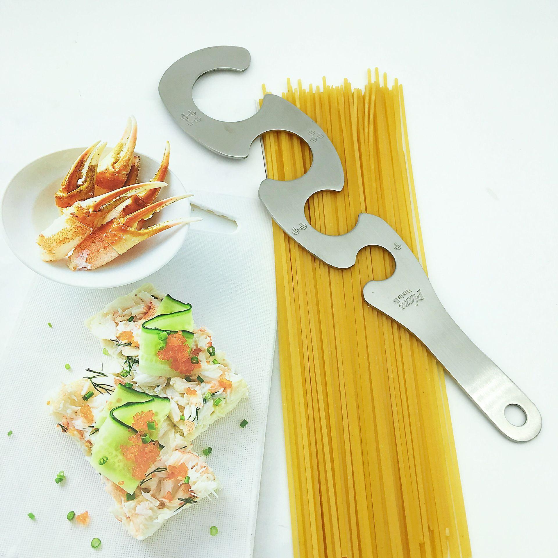 2PCS Spaghetti Spoon, 4 -ole Spaghetti Counter, Pasta Counter, nhà bếp, phụ kiện nhà bếp, dụng cụ điều khiển