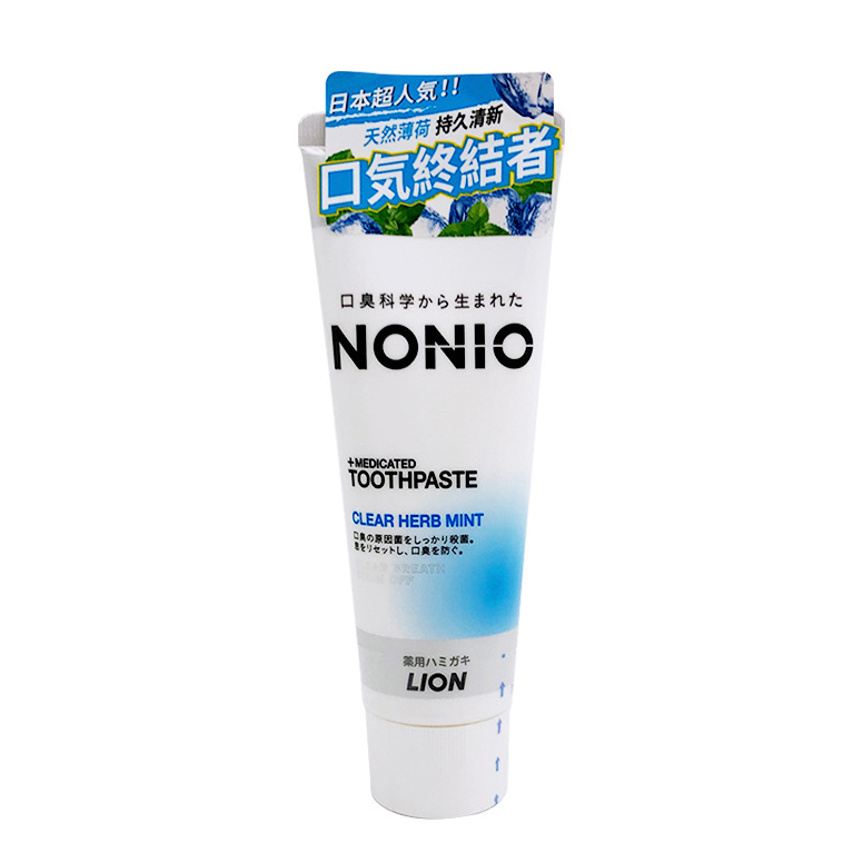 Kem Đánh Răng Lion Nonio Toothpaste Răng Trắng Sáng - Ngăn Ngừa Hôi Miệng Nhật Bản 130g