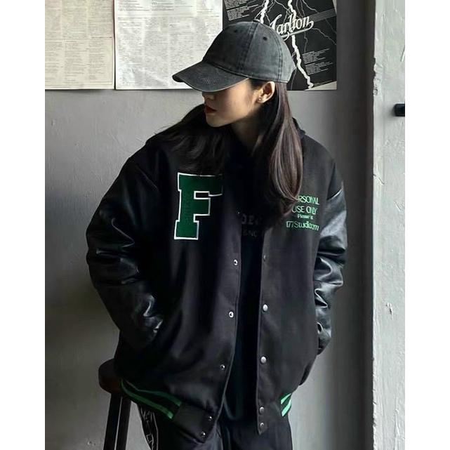 Áo khoác gió nam nữ kiểu bomber chất dù 2 lớp phối logo chữ siêu ngầu của đam mê