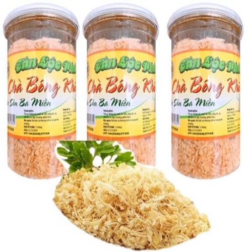 (COMBO 3 HỘP) GÀ CHÀ BÔNG THƠM NGON LOẠI 1 TÂN LỘC PHÁT - MỖI HŨ 150G