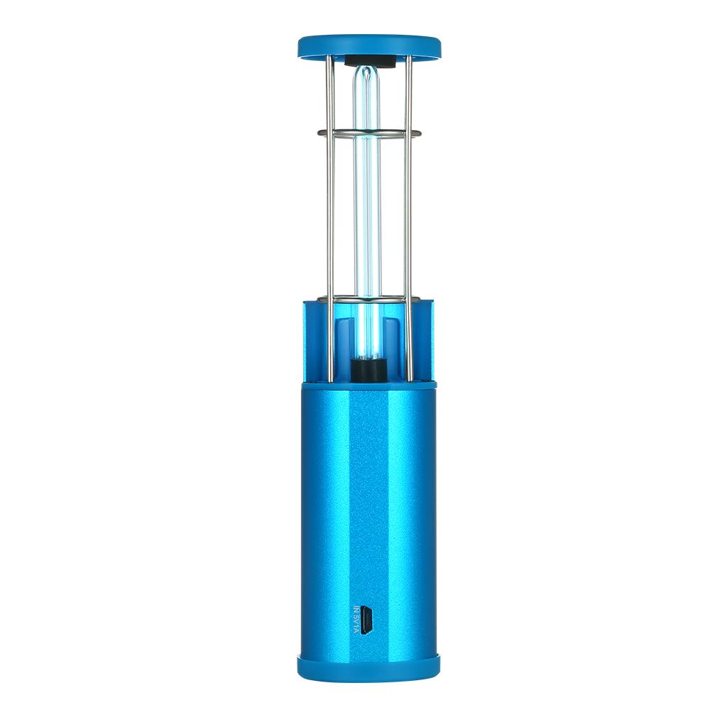 Đèn UV Đèn cực tím di động với màn trập di động Đèn cực tím & Ozone làm sạch kép Đèn UV có thể sạc lại