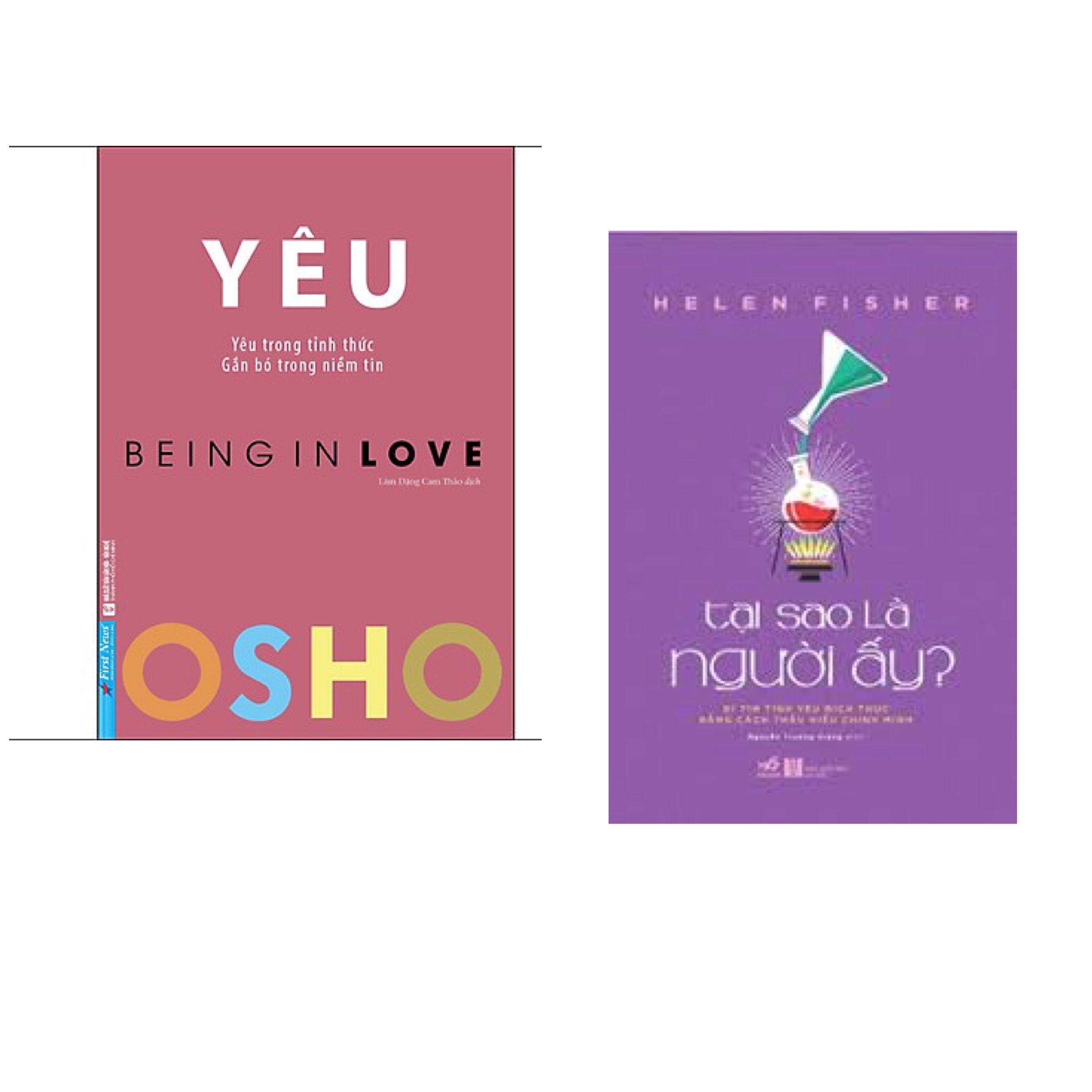 Combo 2 cuốn : OSHO - Yêu - Being In Love  + Tại Sao Là Người Ấy?