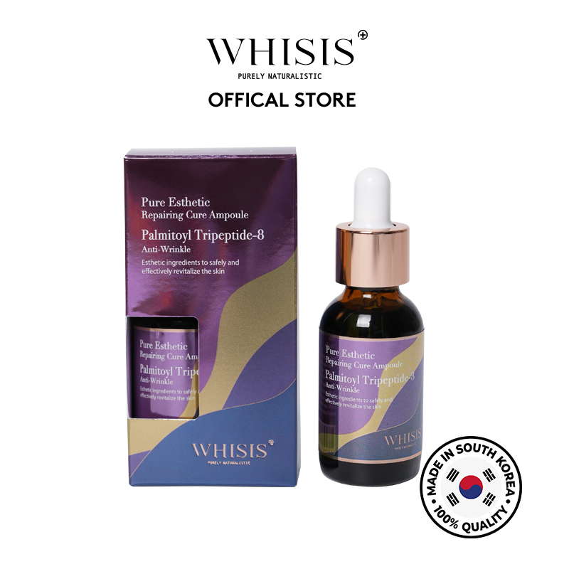 Tinh Chất Chống Lão Hóa WHISIS Pure Esthetic Repairing Cure Ampoule Trẻ Hóa, Cải Thiện Nếp Nhăn 30ml