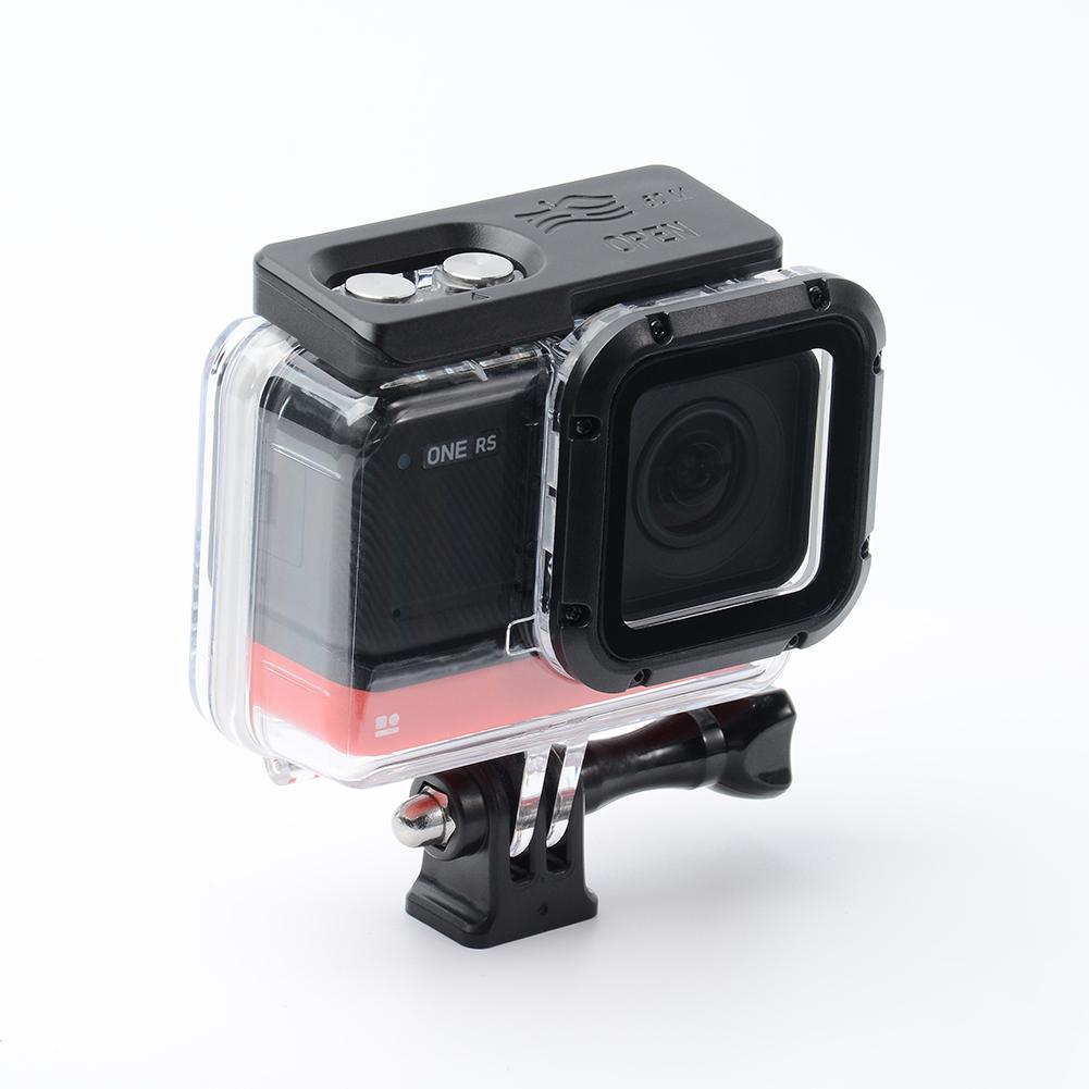 Nhựa PVC Bảo Vệ Cho Insta360 One Rs Lặn Ốp Lưng Bảo Vệ Chống Nước Vỏ Cho Insta360 One Rs 4K Phụ Kiện Camera Hành Động