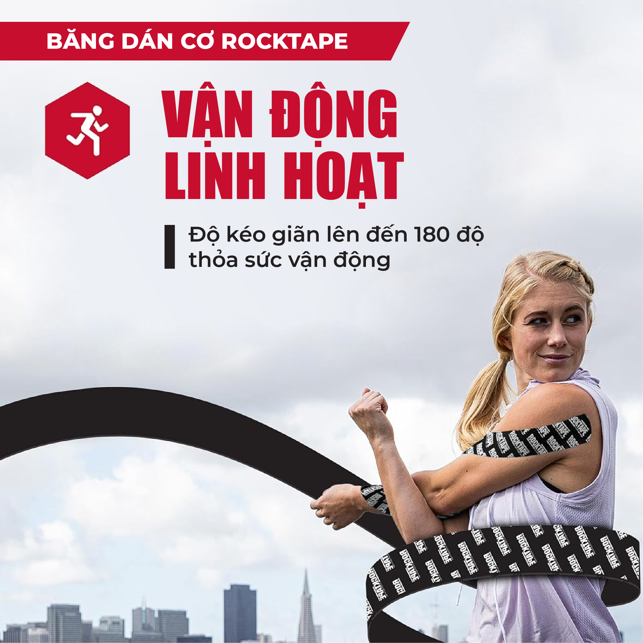Băng Dán Cơ RockTape Extra-Sticky ADHESIVE