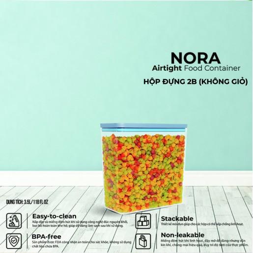 Bộ hộp đựng thực phẩm Fitis Nora - Hàng chính hãng