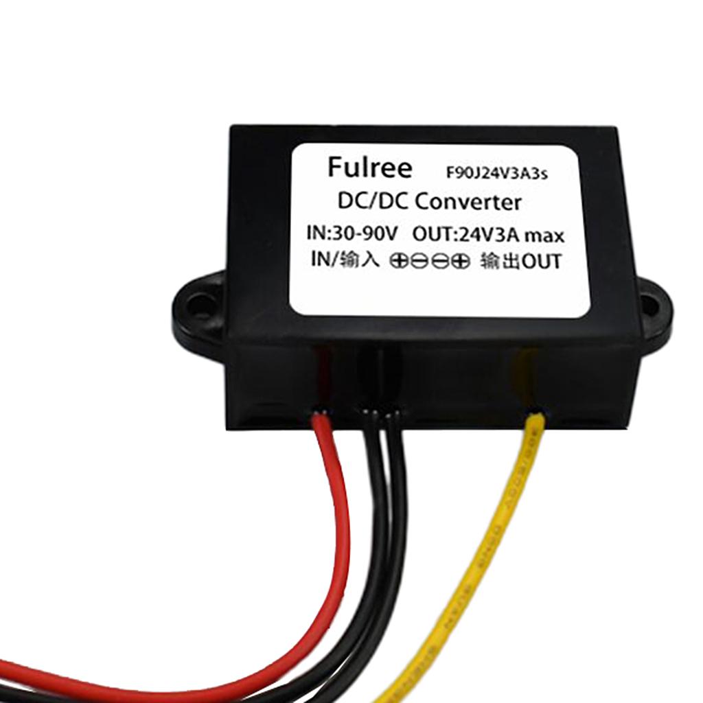 DC/DC Power Converter Regulator Module Adapter 30-90V to 24V 3A