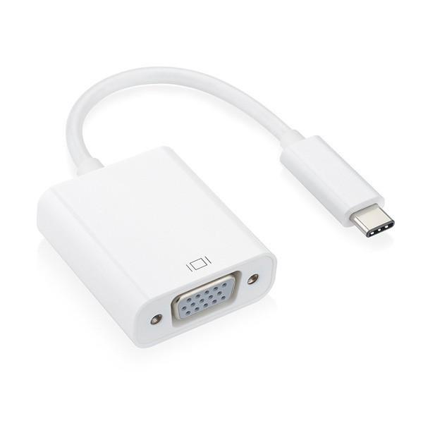 Cáp chuyển tín hiệu Usb Type-c ra VGA, Type-C to VGA - FullHD - Hồ Phạm