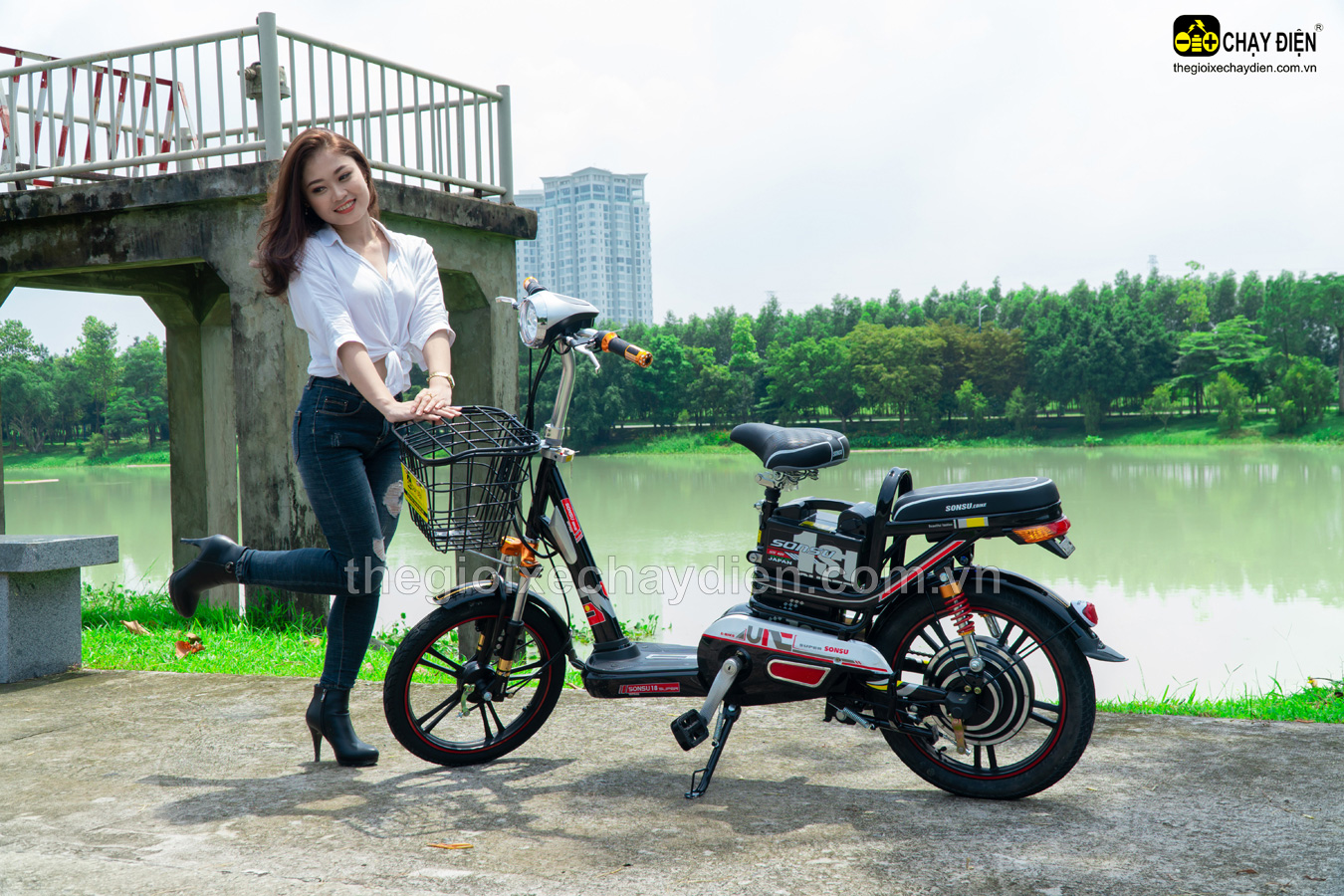 XE ĐẠP ĐIỆN SONSU SUPPER 18INCH