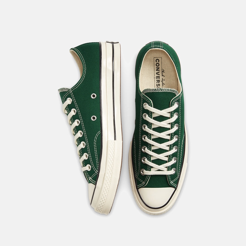 Chuck 70 Midnight Clover Green Low | Giày Converse 1970s Xanh Rêu Cổ Thấp 168513C