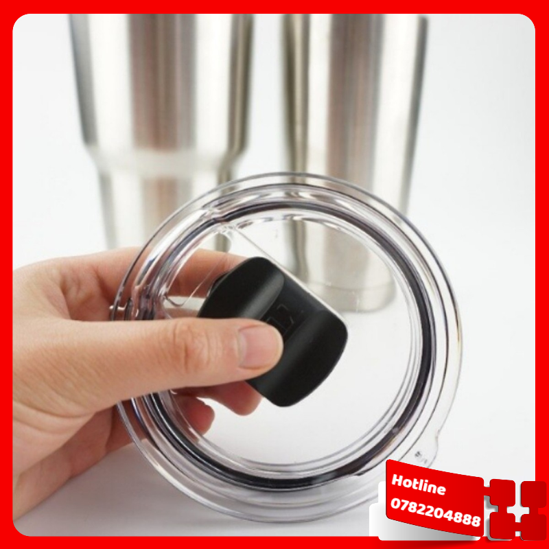 Ly Giữ Nhiệt Có Nắp Chống Tràn Cao Cấp, Tặng Kèm Túi Đựng Và Ống Hút Inox Tái Sử Dụng - Loại Tốt