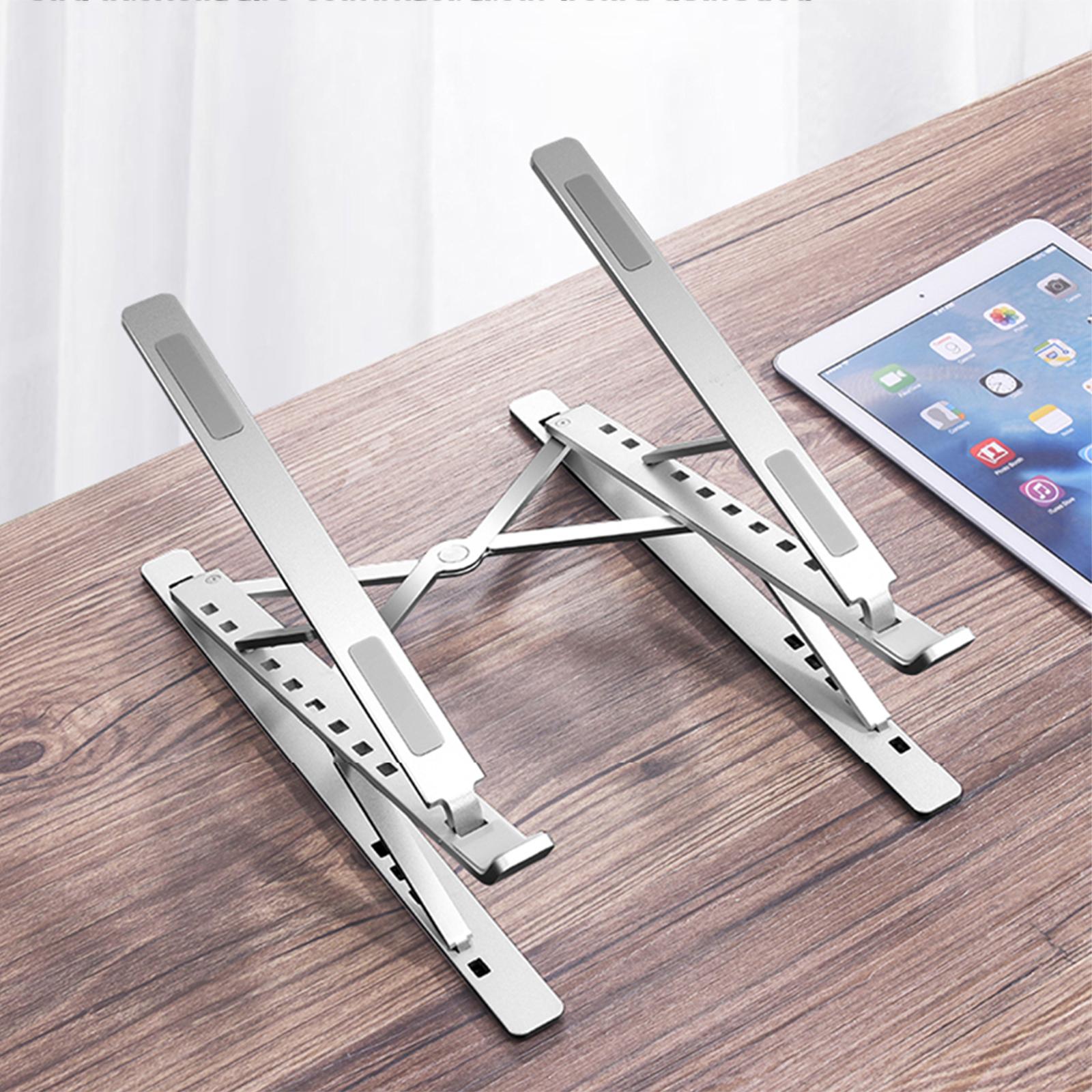 Foldable Adjustable Laptop Stand Portable Notebook Holder Aluminium Alloy Laptop Tablet Stand Computer Bracket