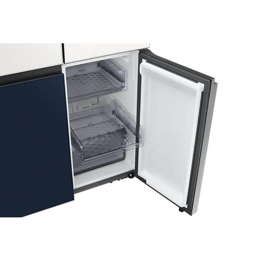 [Hàng chính hãng] Tủ lạnh BESPOKE Multidoor Samsung 599L Trắng/Xanh Navy (RF60A91R177)