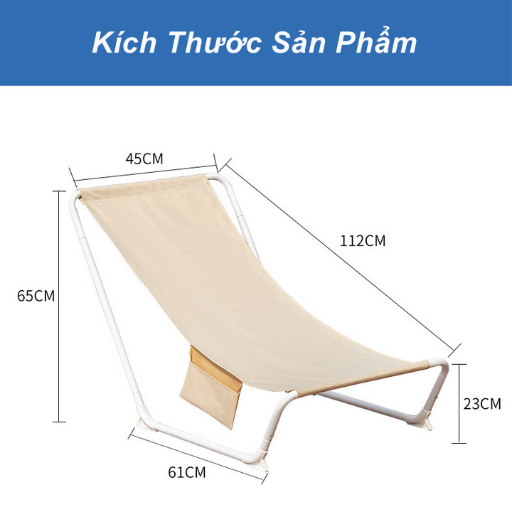 Ghế Xếp Đi Cắm Trại Chill Beach Leisure - Home Decor Furniture