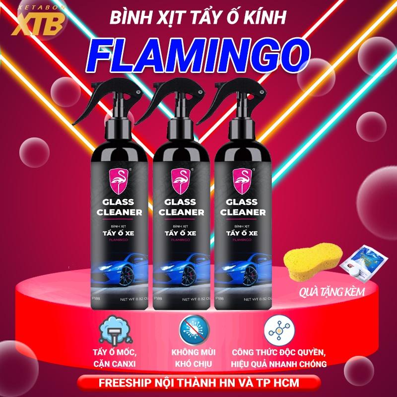 Bình xịt tẩy ố kính ô tô Flamingo F188 dung tích 230ml làm sạch kính, cặn canxi, chống đốm đọng nước