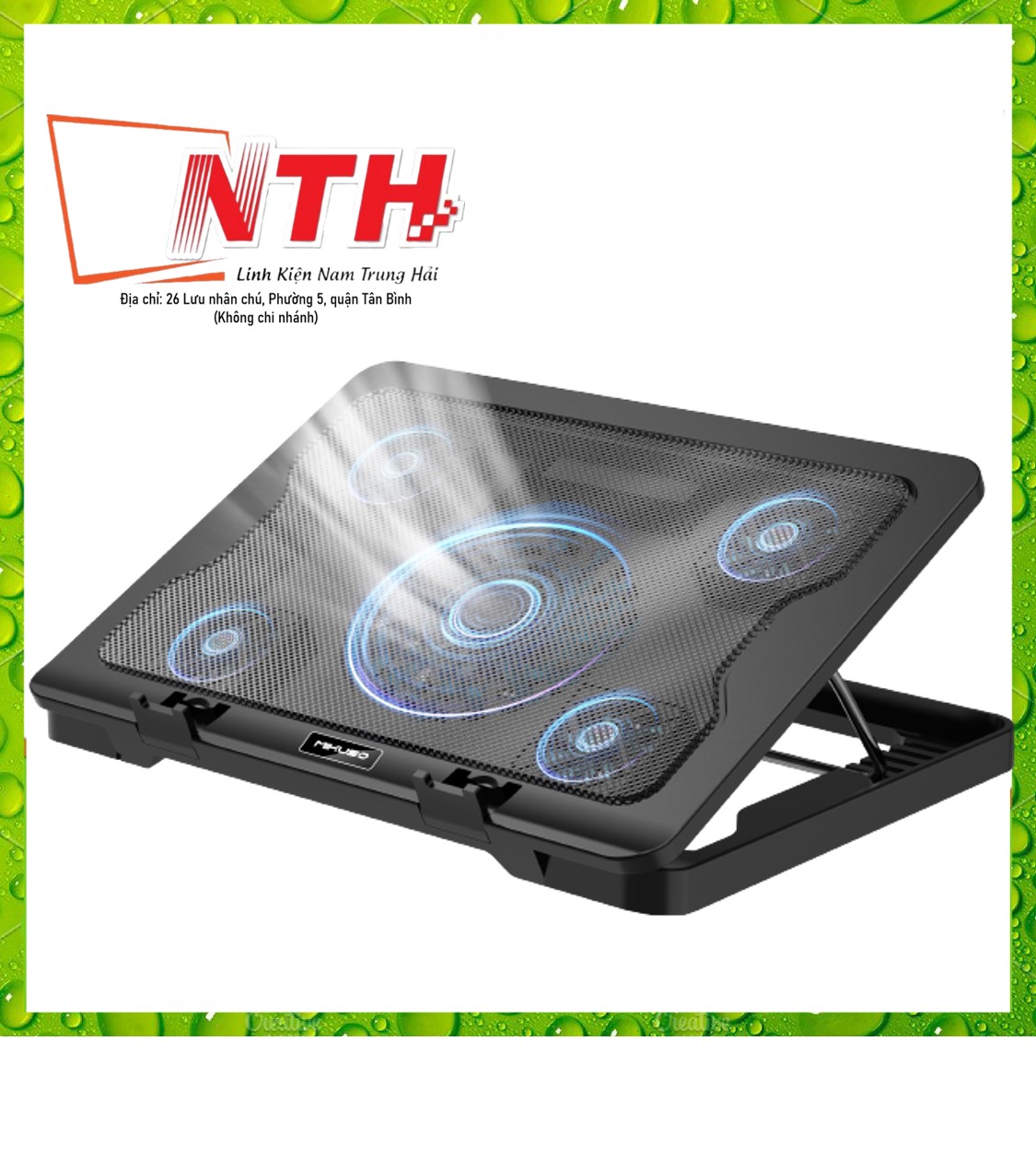 Đế tản nhiệt MIKUS NCP-065 màu đèn