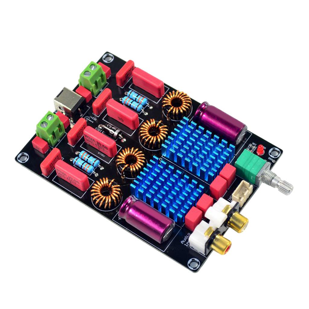 Two-channel 2x100W Stereo Amp Board Deluxe High-performance Audio Amplifier Board