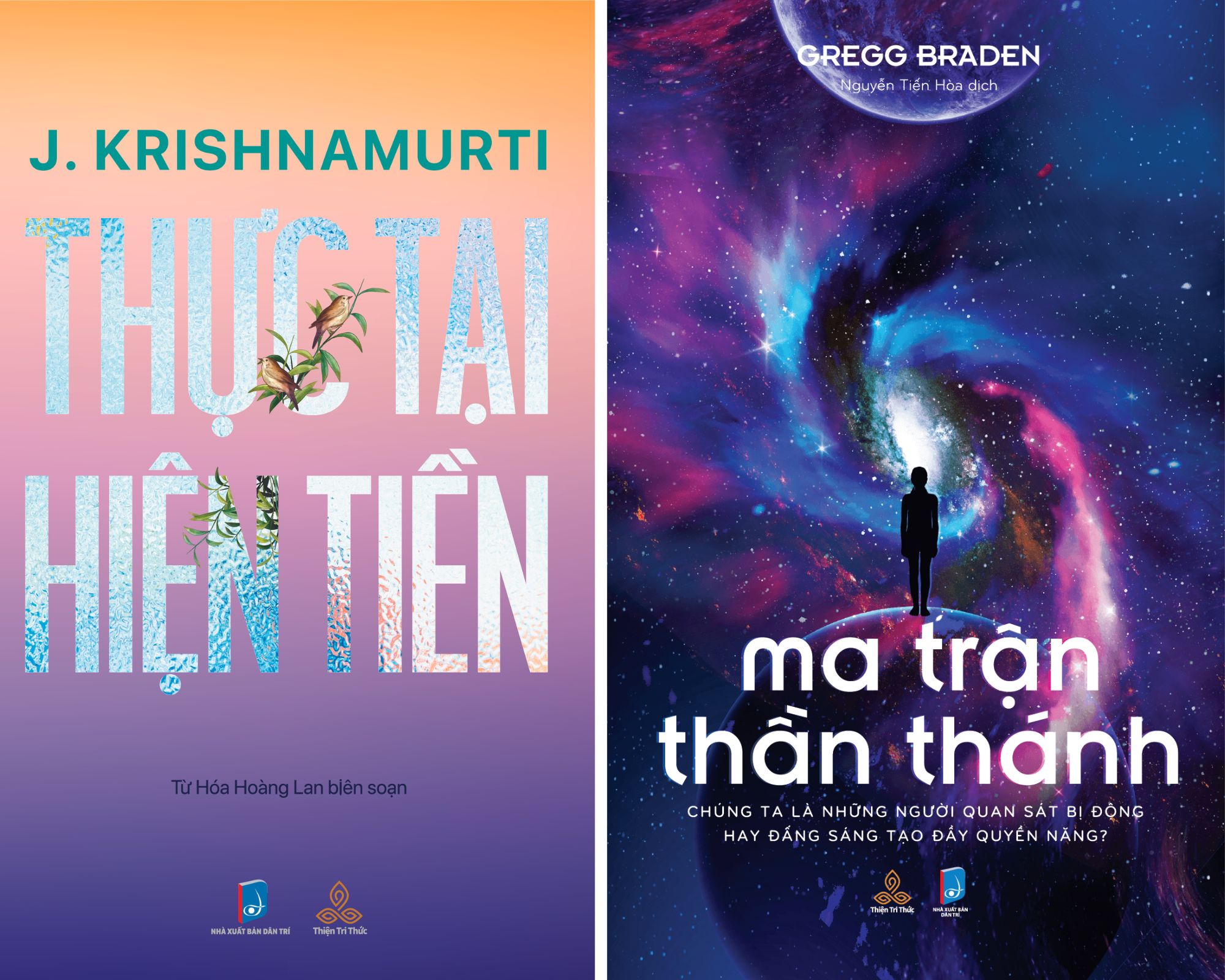 Combo Sách Krishnamurti Thực Tại Hiện Tiền Và Ma Trận Thần Thánh