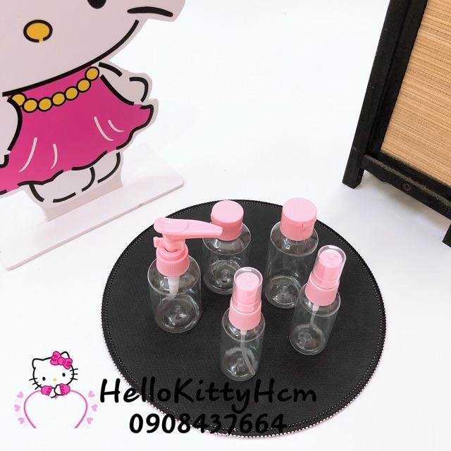 Bộ bình chiết mỹ phẩm Hello Kitty