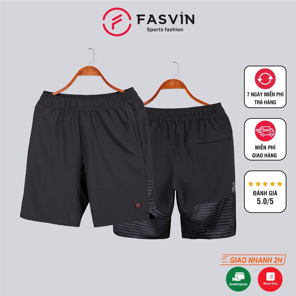 Quần short thể thao nam Fasvin S22491.HN chất liệu cao cấp mềm mịn thoải mái