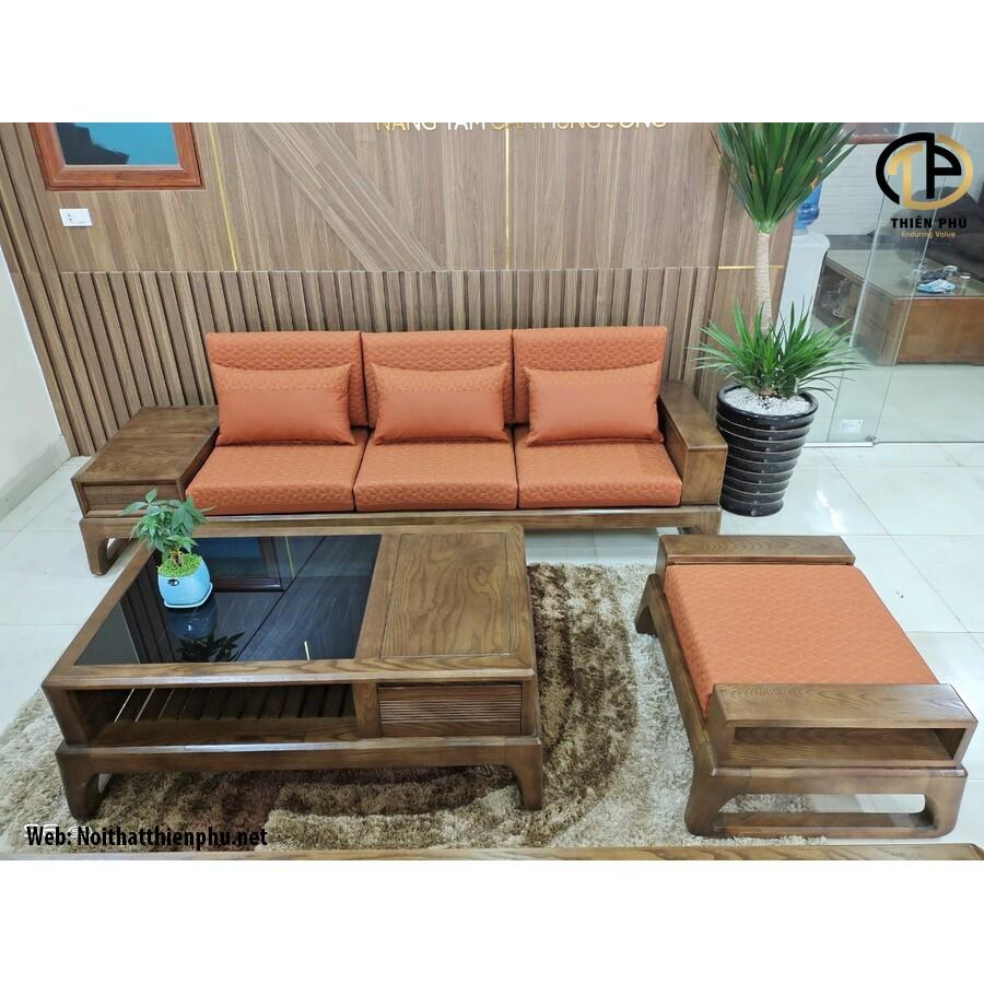 Bộ bàn ghế Sofa gỗ mini gỗ Sồi Nga