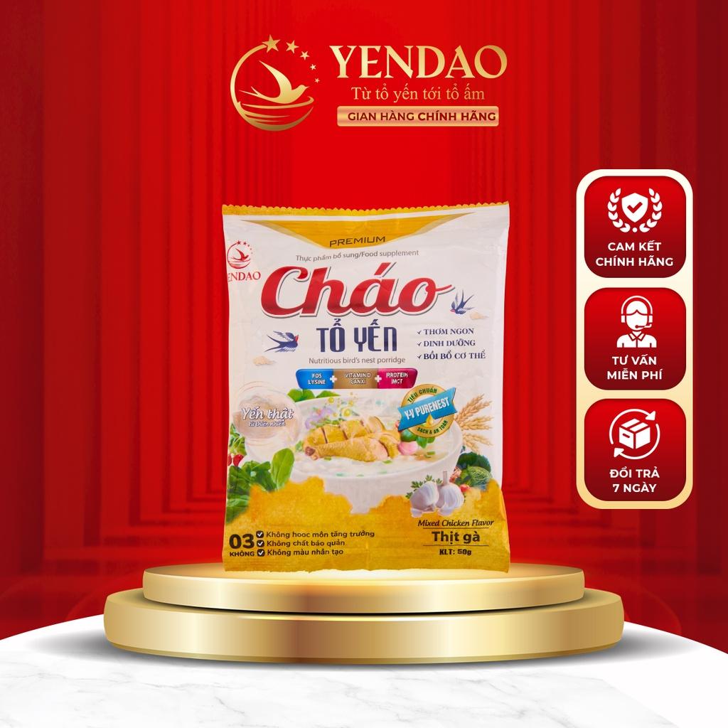 Cháo Tổ Yến Thịt Gà Yến Đảo Cải Thiện Chức Năng Phổi 50g/gói