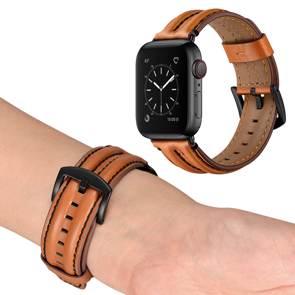 Dây Da Bò Sinewy dành cho Apple Watch Size 42mm / 44mm