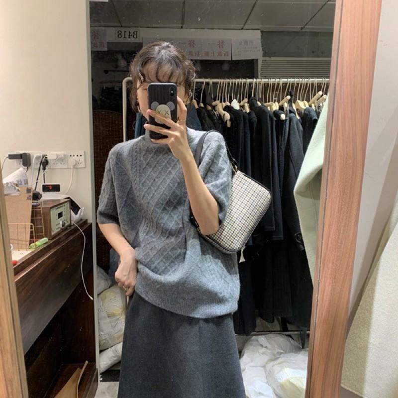 Túi kẹp nách và đeo chéo Hoạ tiết caro cá tính Ulzzang Hàng Quảng Châu