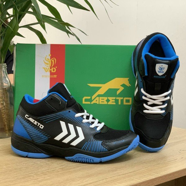 Giày bóng chuyền nam cày sân bê tông cực đỉnh VHD màu xanh đen